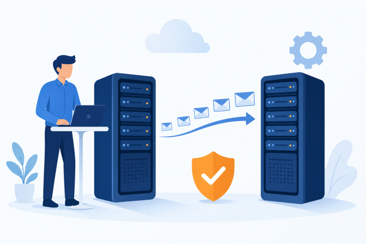E-mail verhuizen naar een nieuwe server via IMAP
