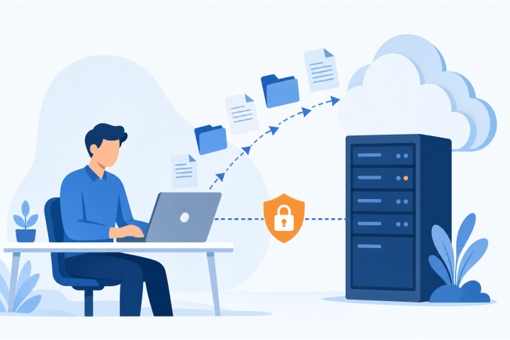 Upload files with FTP and SFTP to your hosting