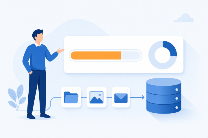 Check your hosting storage usage: clean up and upgrade