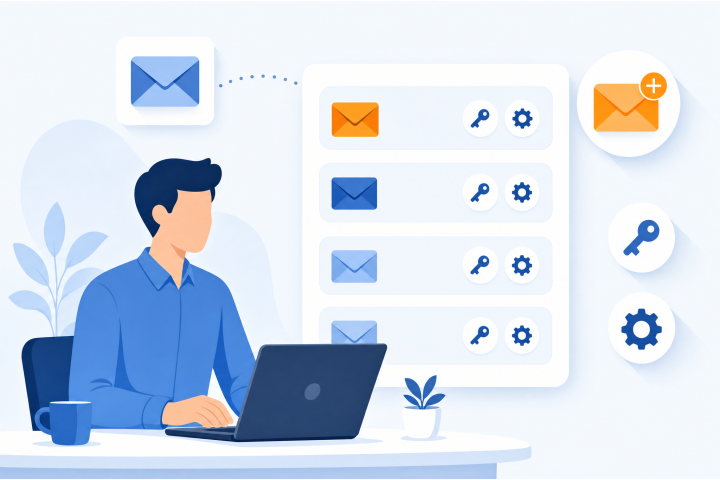 Create an email address in Plesk: step by step