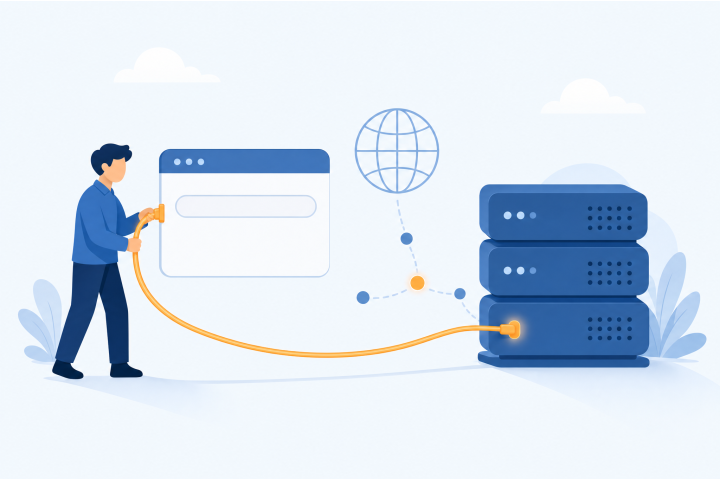 How to register a domain and link it to your hosting